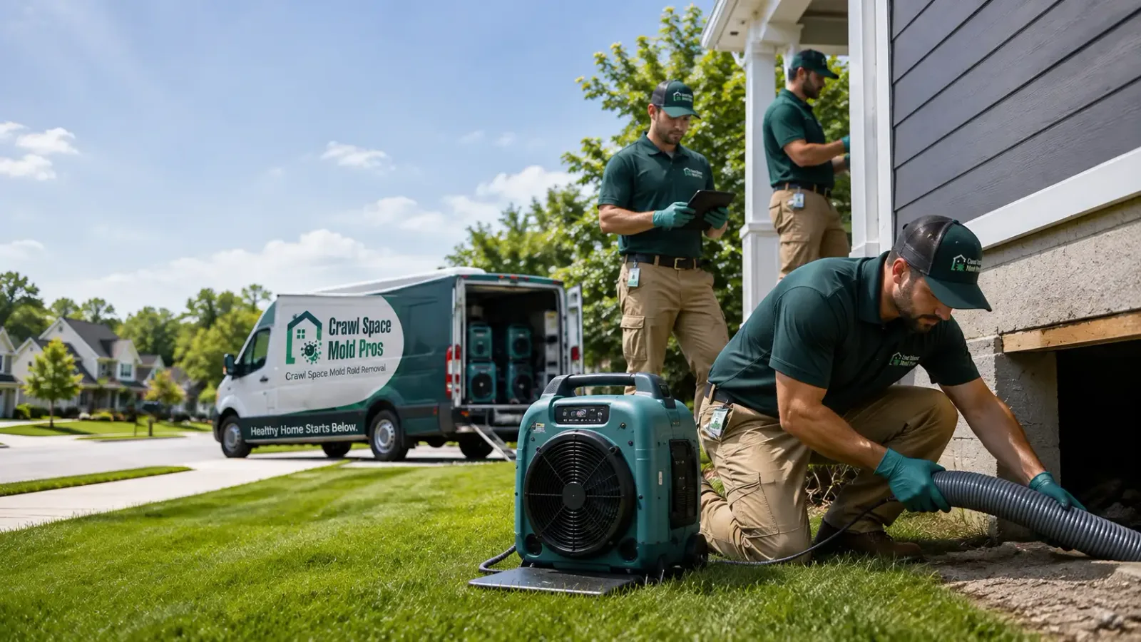 Crawl Space Mold Removal in Edina, MN